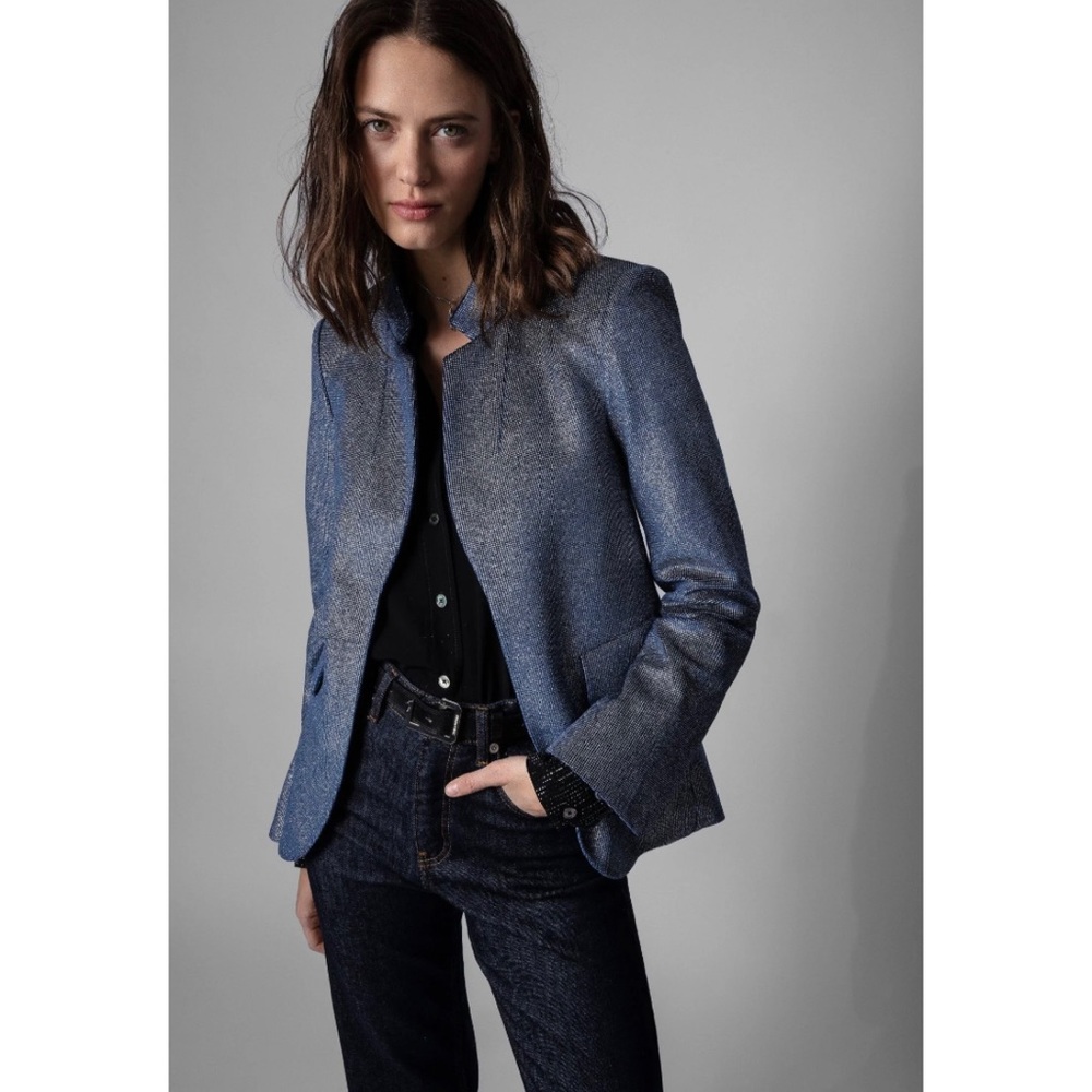 ZADIG & VOLTAIRE VERY VELVET BLAZER SIZE M